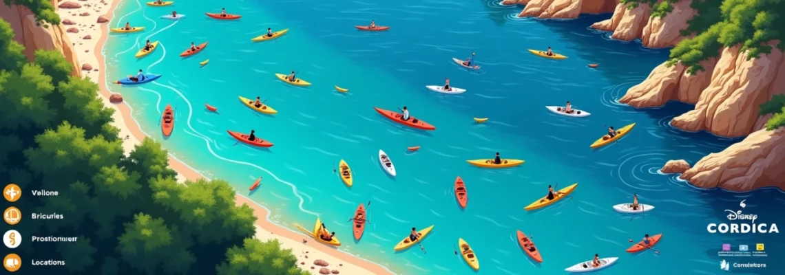 kayak in Corsica